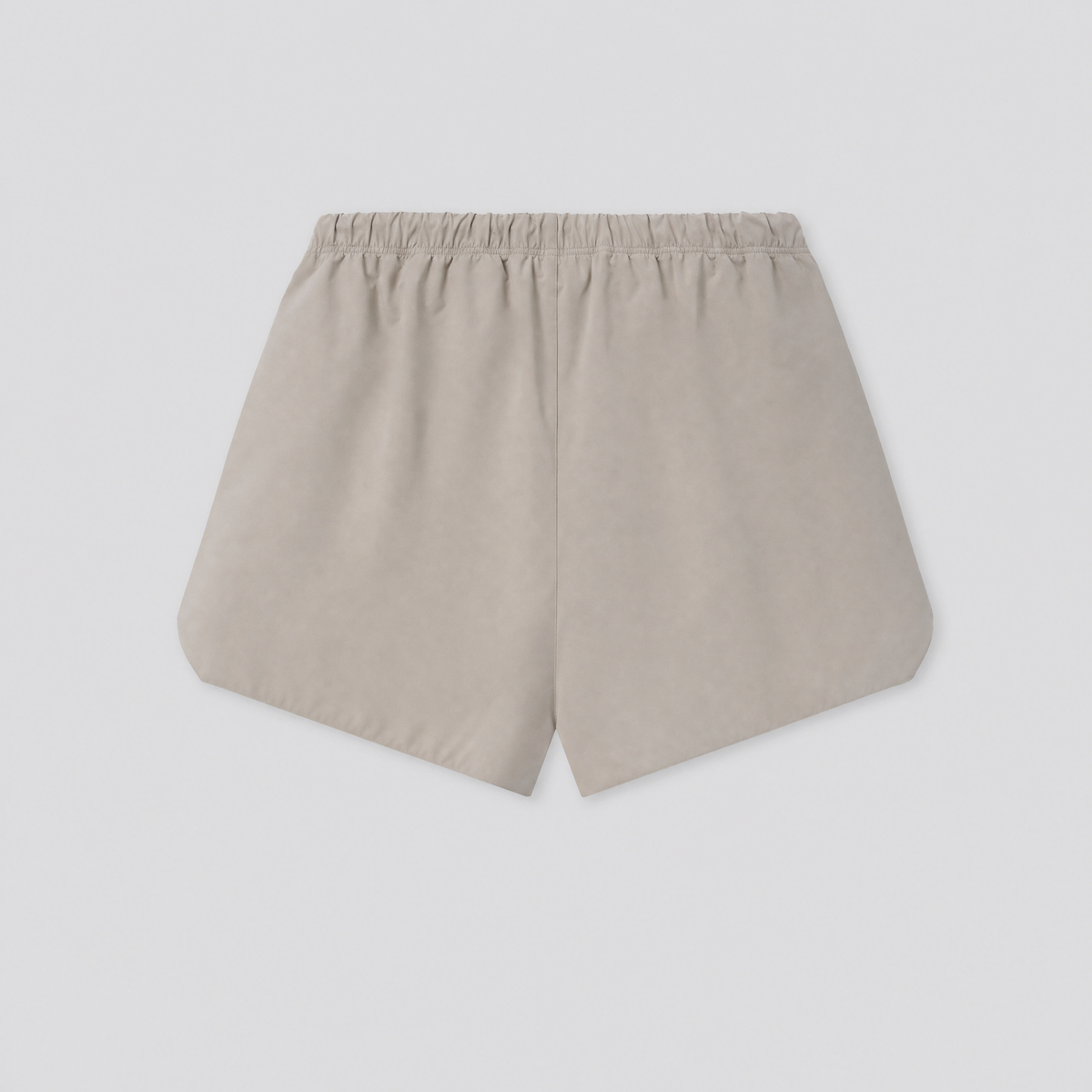 Short de sport taupe, vue de dos